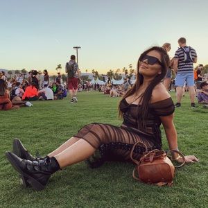 Luna B mesh dress
